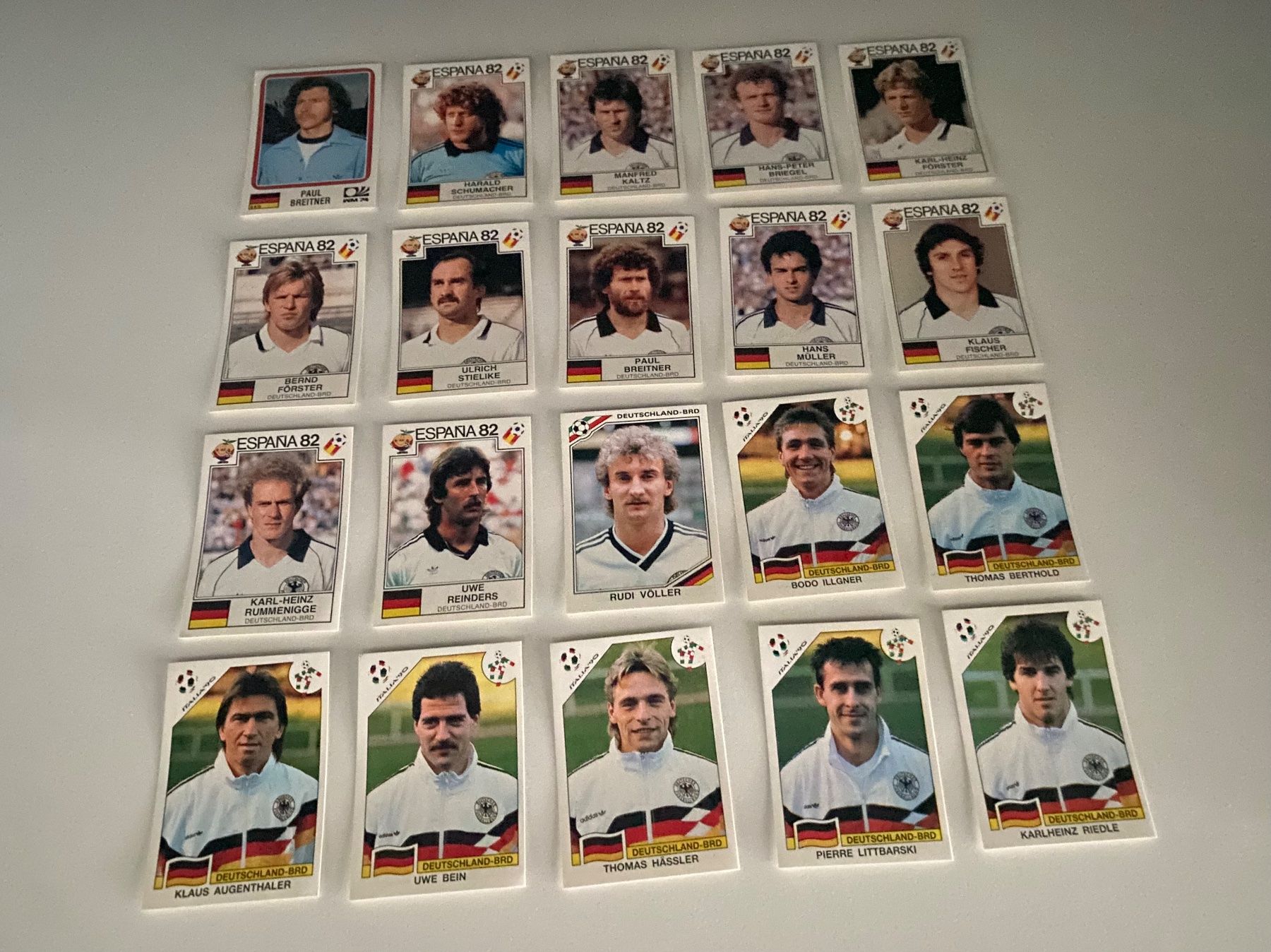 Panini Sammelbilder & Trading cards: 20 seltene Panini Bilder von Deutschland – Gebraucht aus Hergiswil LU von FcMalkov