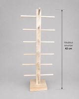 Présentoir en bois pour lunettes bracelets accessoires