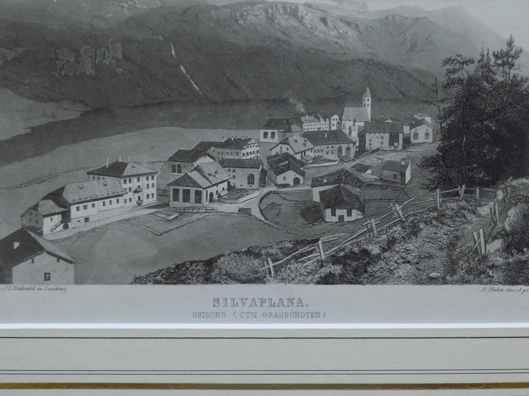 Stiche: Silvaplana Corvatsch Engadin – Gebraucht aus Risch von Antikfee 1