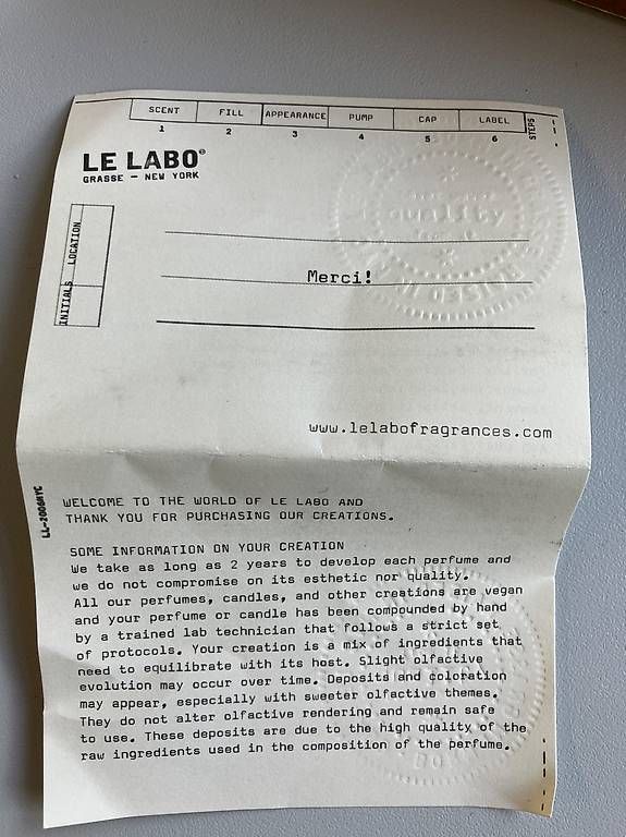 Le Labo Parfum & Eau de Toilette: SANTAL 33 von LE LABO – Gebraucht aus Uster von rit_gcm2 2