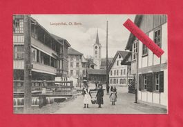 Langenthal (BE) "Langetu" Porzellanfabrik "Porzi" Lichtdruck