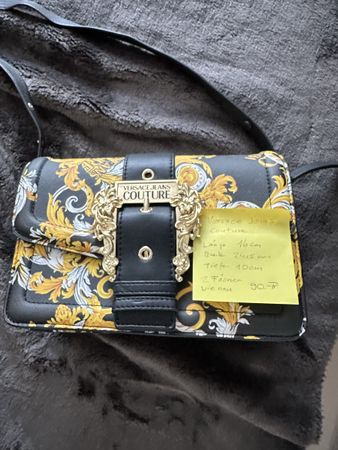 Versace Jeans Couture Tasche Schwarz/Gold Top Zustand! (54)