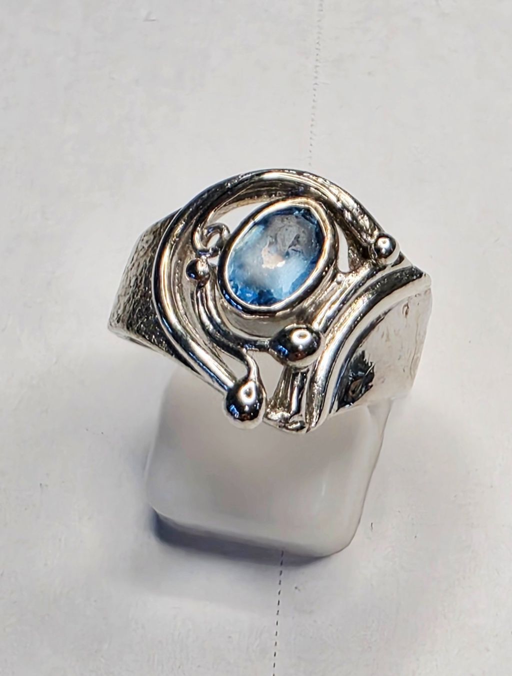 Bagues: Blau Topas Silber Ring – Neuf (Voir description) à Zürich par benedikt12 7