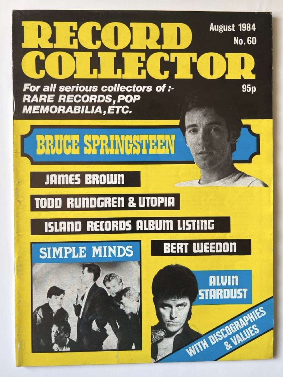 Revues & Magazines: Record Collector August 1984 No Springsteen Brown – D'occasion à Luzern par nochnichtaltpapier