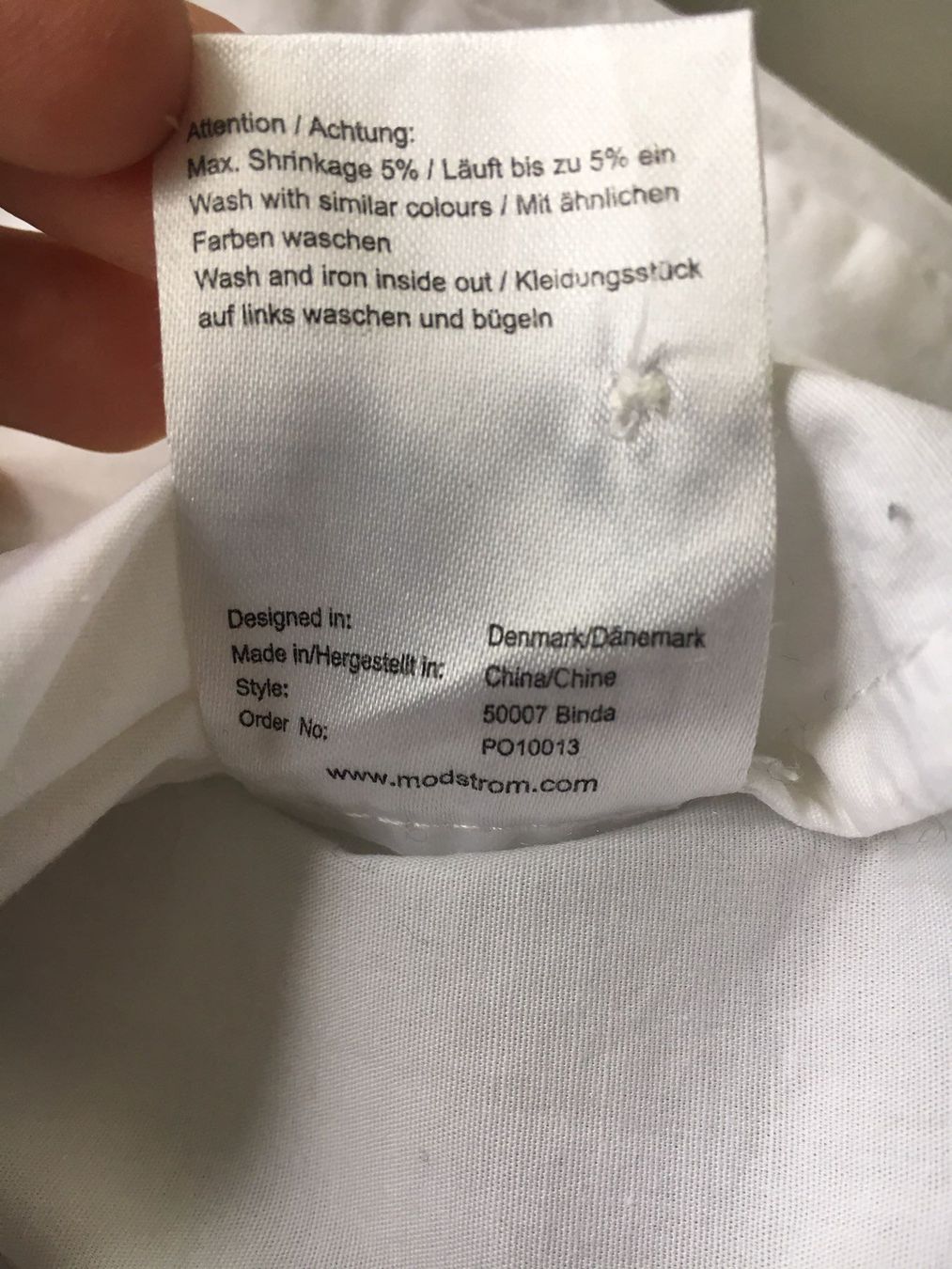 Camicette: Weisse Bluse von Modsröm Gr. XS – Usato da Zürich venduto da ehupp 7