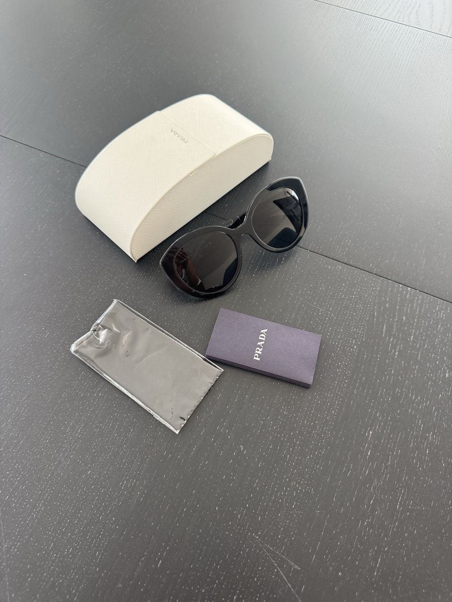 Prada Brillen & Gläser: Prada Sonnenbrille schwarz Marmor-Print – Neu (gemäss Beschreibung) aus Uetikon am See von happywishes 3