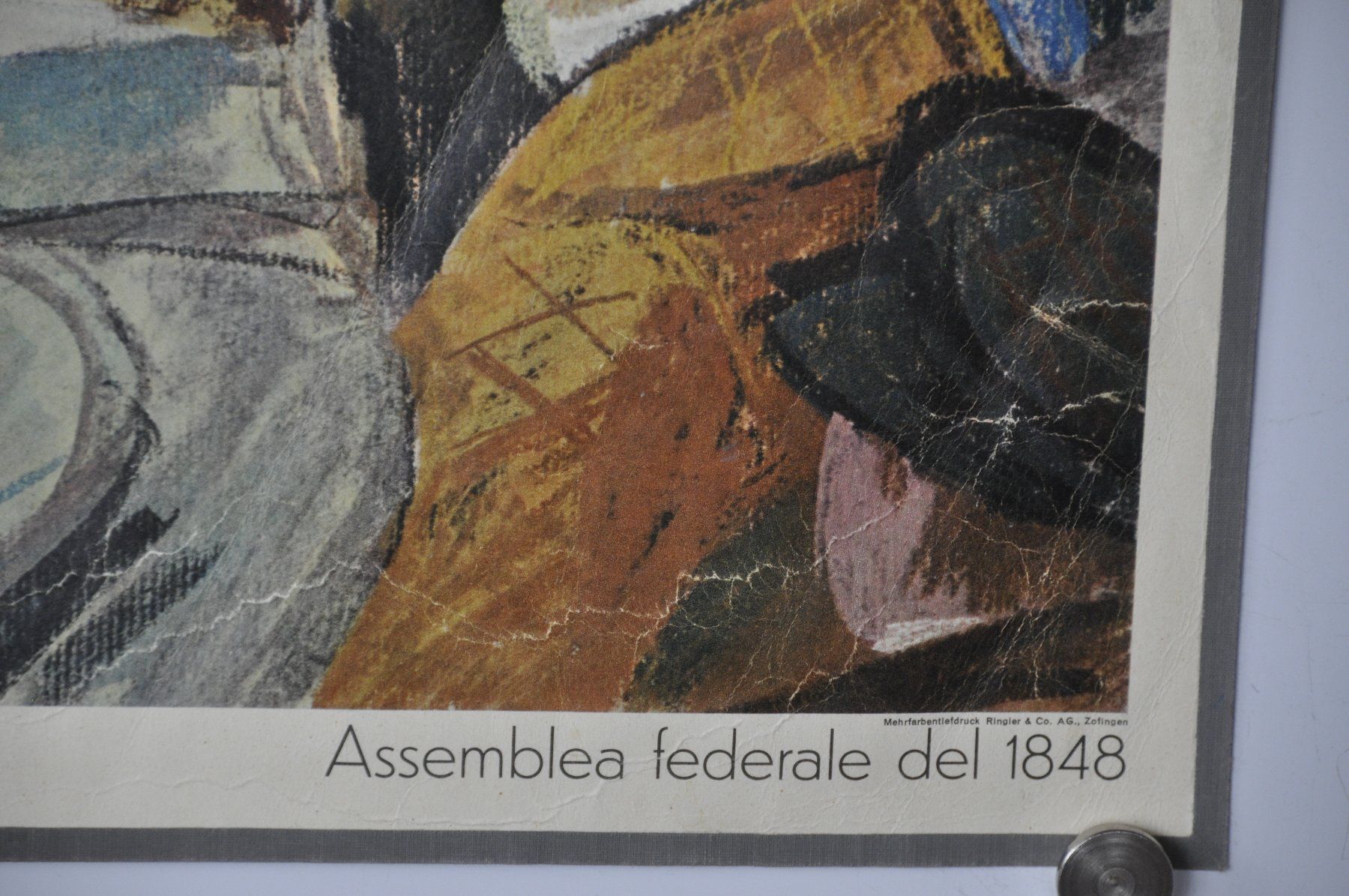 Foto & Immagini: Schulwandbild  Bundesversammlung 1848 – Usato da Härkingen venduto da sammelbecken 1