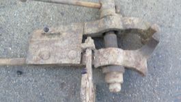 Schmiede Schraubstock aus Stahl Backenbreite 115 mm Antik