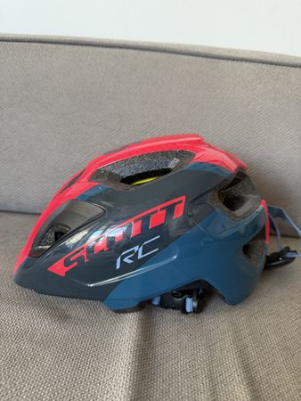 Casco Scott Spunto Jr Plus univesize 50-56cm rosso blu