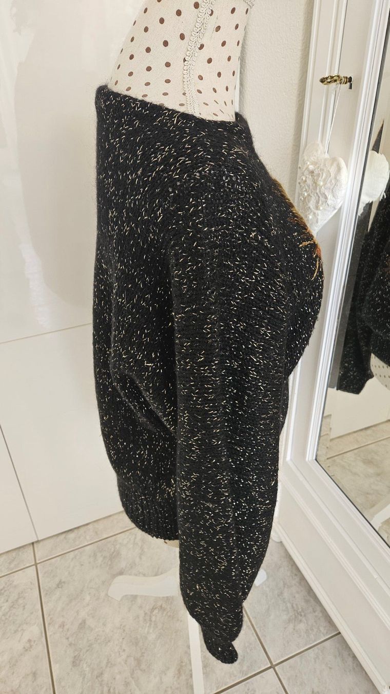 Maglioni & Felpe: Exklusiver Damenpullover mit Leopardkopf, Grösse 40 Wolle – Usato da Gossau ZH venduto da fashiontwo 4