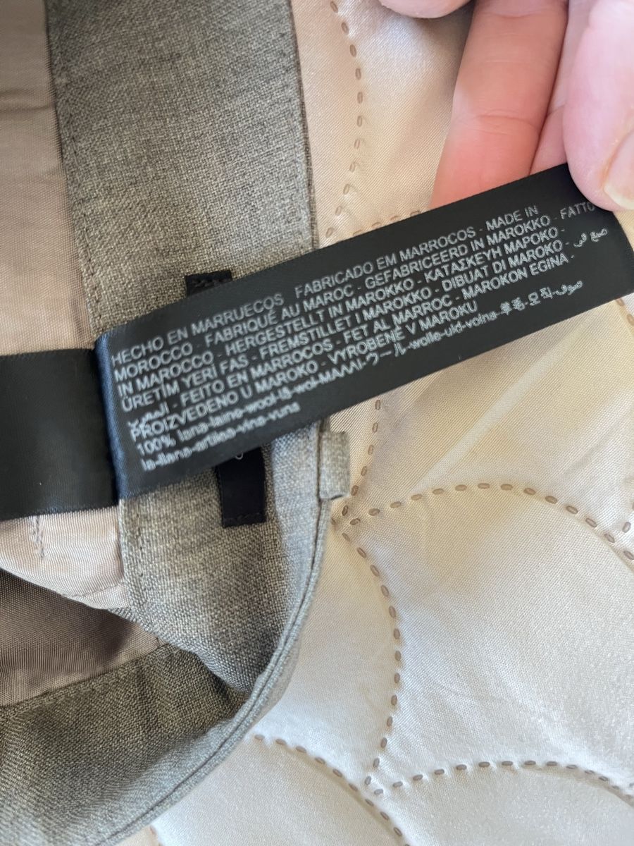 Massimo Dutti Pantaloni: Massimo Dutti Anzughose Gr.38 Wolle 100%, NEU – Nuovo e nell'imballaggio originale da Wädenswil venduto da Iana32 7