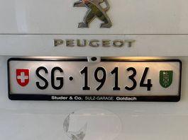 Kontrollschild zu verkaufen