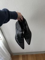 Schwarze Cowboyboots