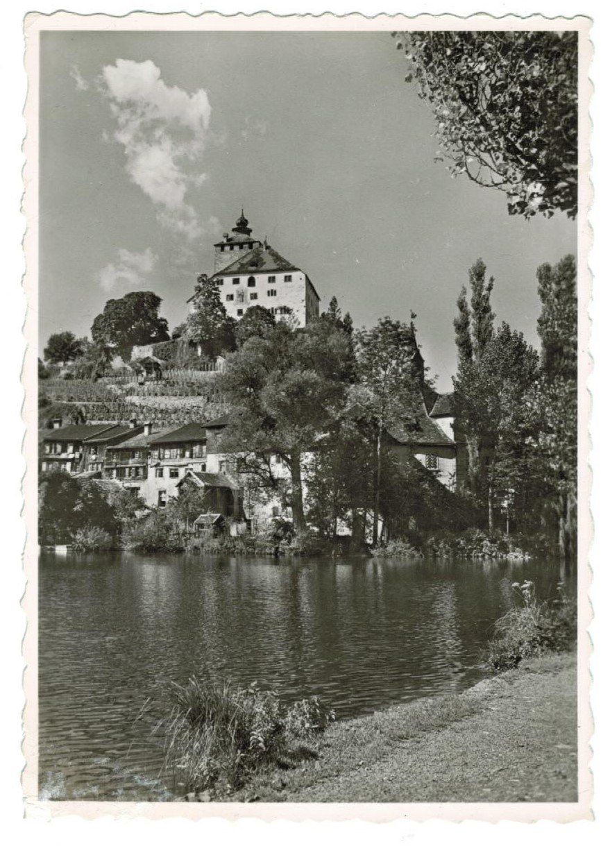 Cartoline postali: AK Schloss Werdenberg bei Buchs SG – Usato da Zürich venduto da Tolima194