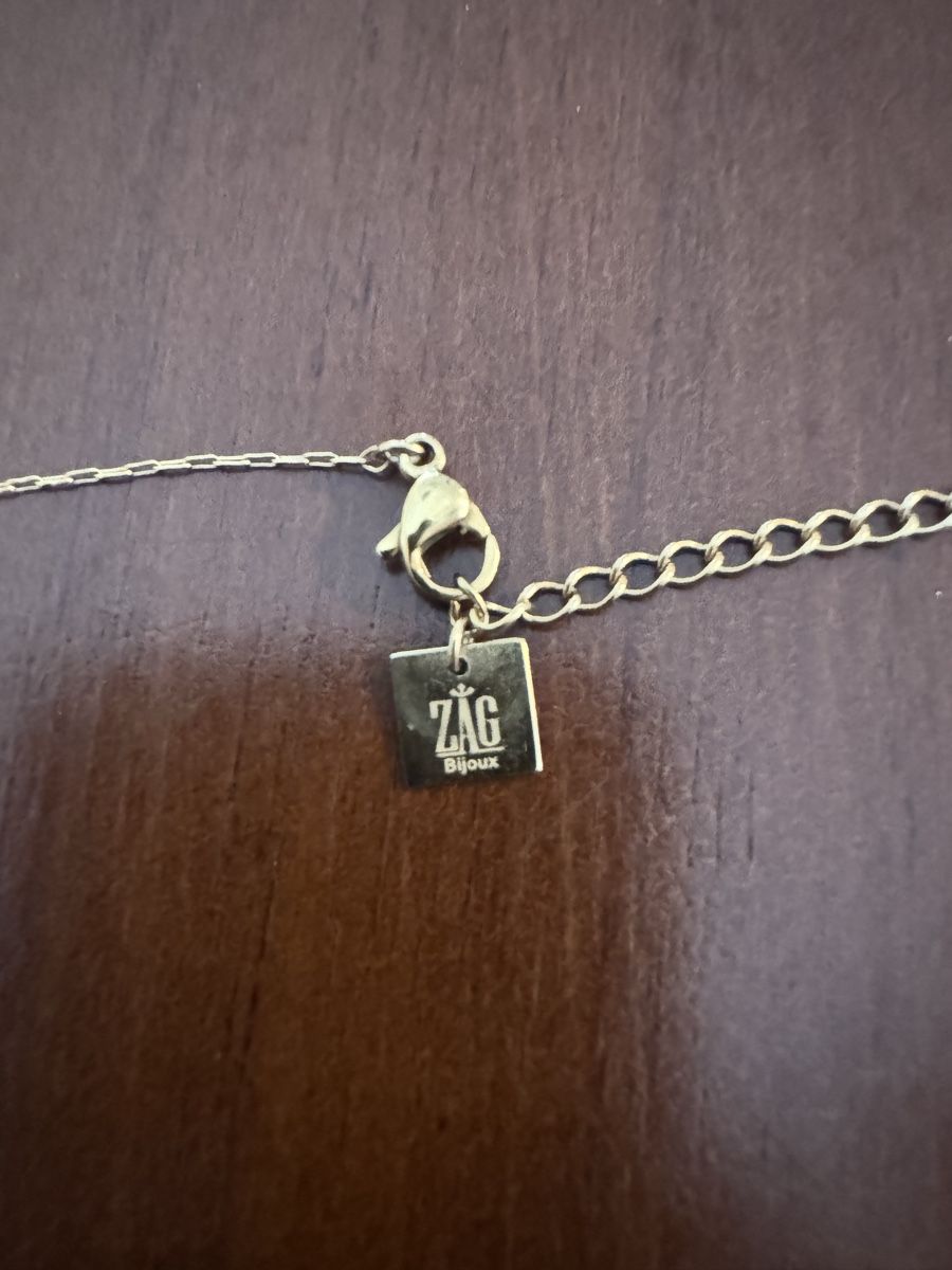 Catenine: Collier ZAG Bijoux doré et noir – Usato da Sion venduto da car_pxm2 2