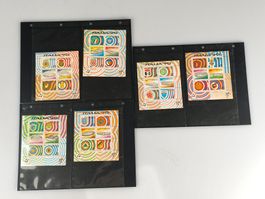 6er-Set Italia 90 WM-Briefmarkenblöcke postfrisch