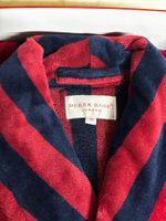 Derek Rose Bademantel Rot/Dunkelblau *NEU*