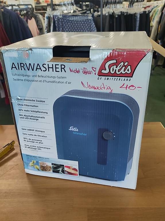 Solis Purificatori d'aria: Solis Airwasher Luftreiniger und Befeuchter – Usato da Pratteln venduto da Cartonsducoeur_bl 4