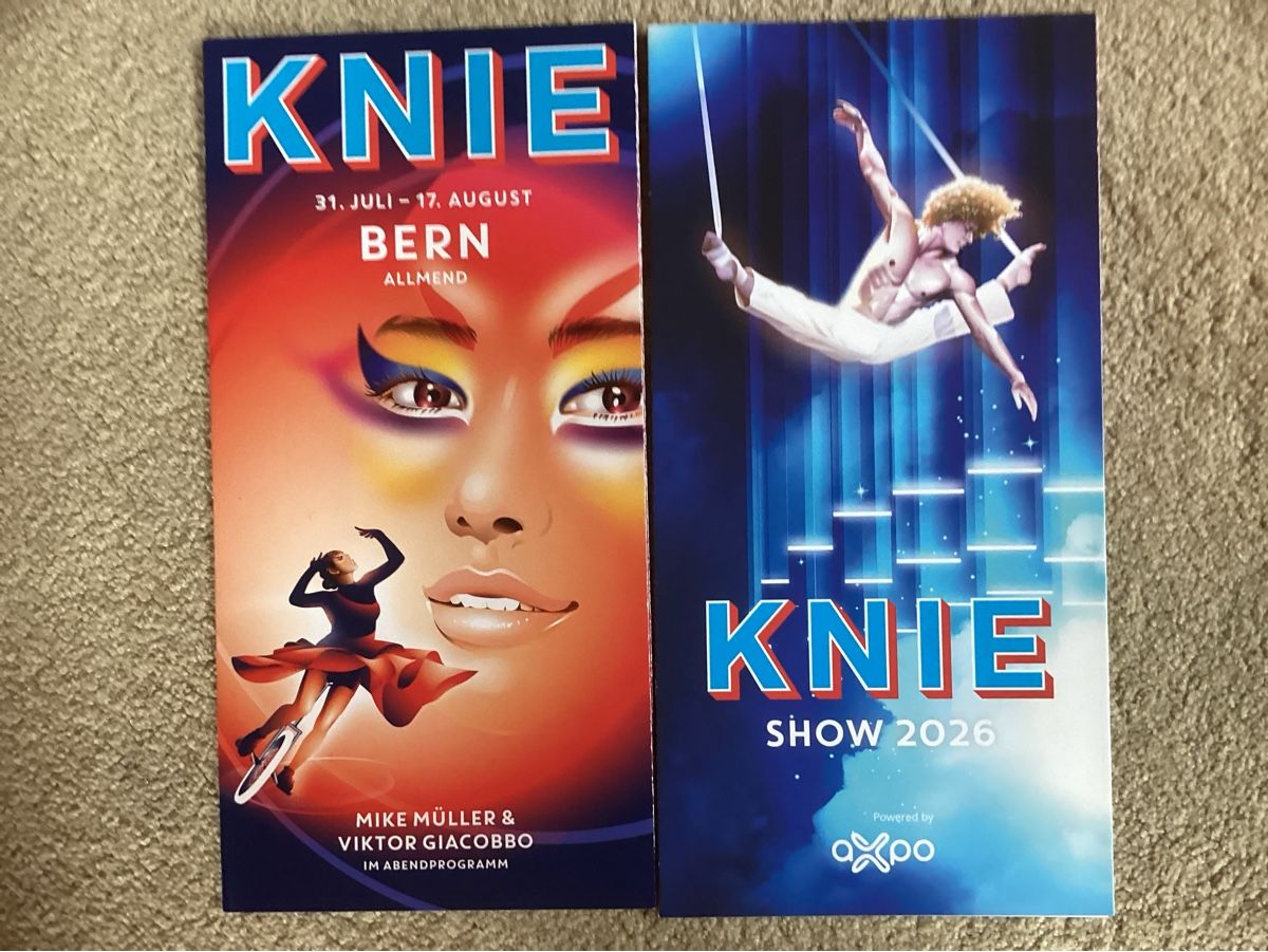 Libri: Circus Knie Flyer 2025 2026 – Usato da Reichenbach i. K. venduto da astra2010