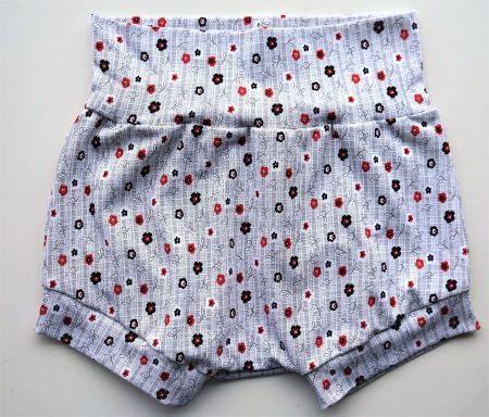 Kurze Hose/Hotpants - Blumen 92/98 NEU
