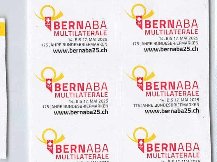 Vignette BERNABA im 6-erblock, ab 1.-- (Gebraucht) in Lufingen für CHF ...