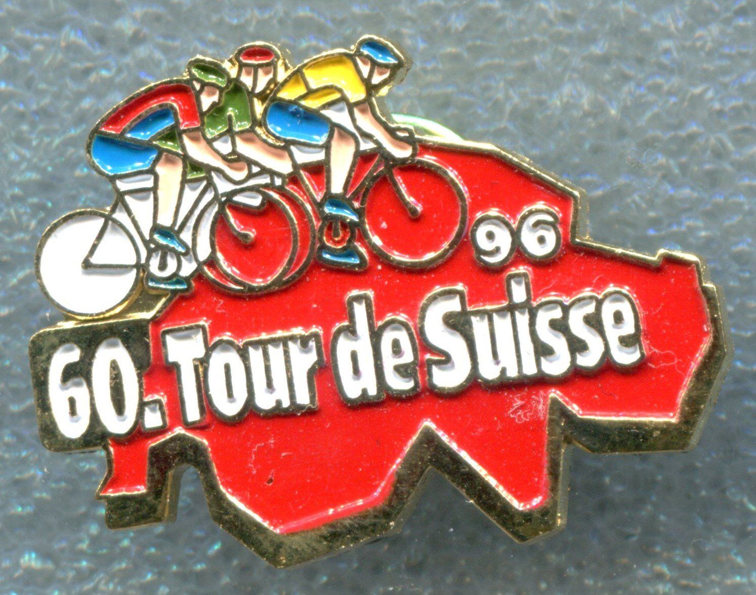 Plaketten & Abzeichen: 60. Tour de Suisse  '96   – Gebraucht aus Winterthur von Sammleroase