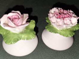 Salz- und Pfefferstreuer, Rosen und Nelken🌸🧂