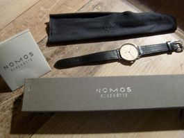 NOMOS Glashütte Original Vintage Uhr Klassiker, Zubehör Case