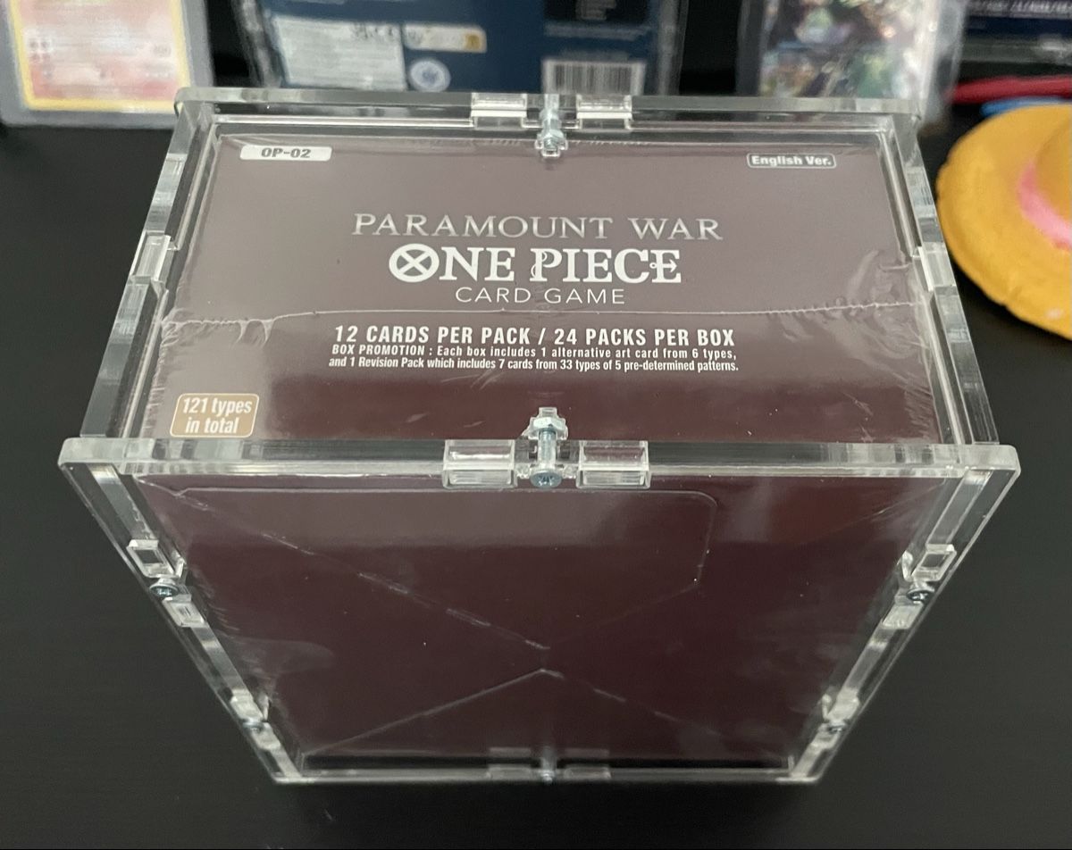 Bandai Carte collezionabili: One Piece OP02 Display - Paramount War EN / Inkl. Acrylbox! – Nuovo e nell'imballaggio originale da Siebnen venduto da Rem_zi 5