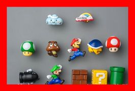 Super Mario Kühlschrank Magnete Magnet Nintendo Switch Wii U
