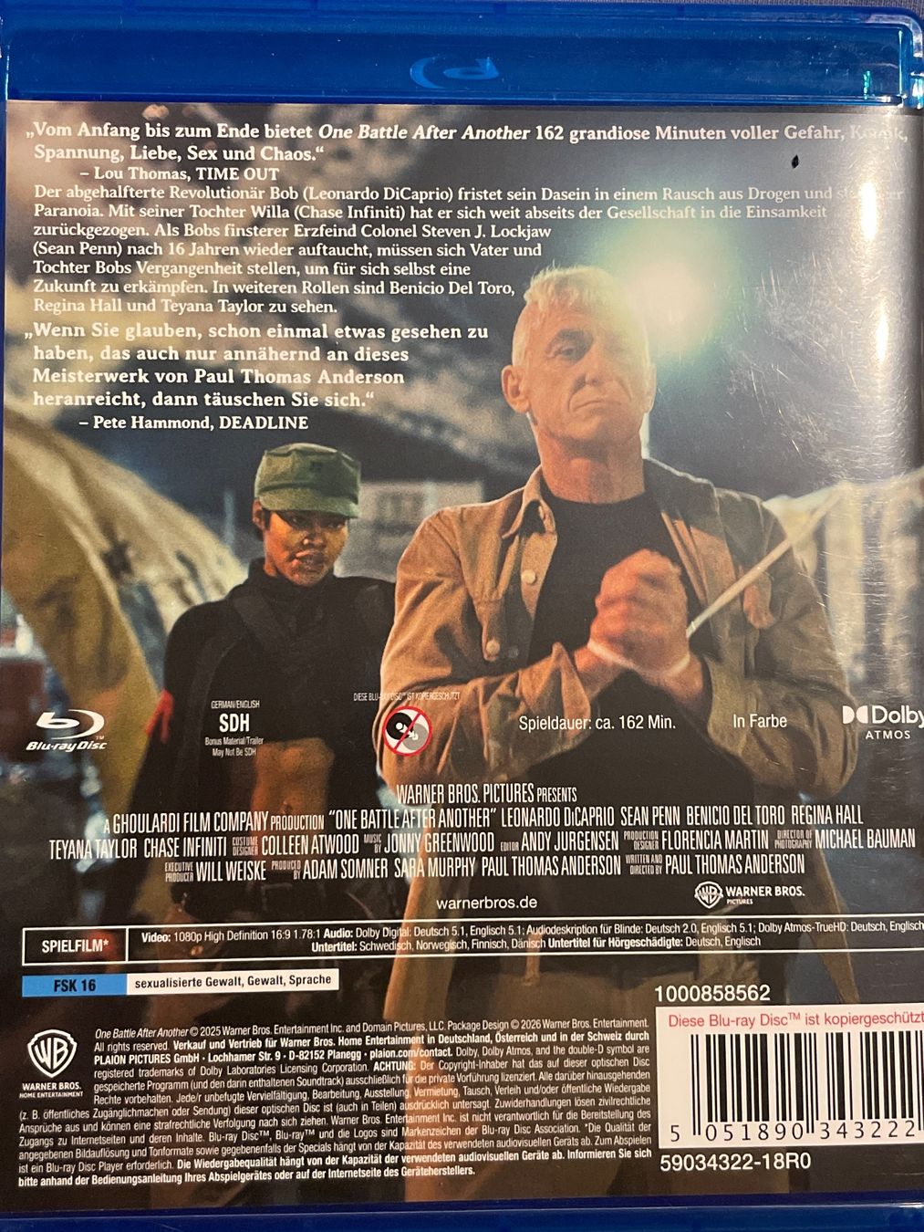 Tutti i DVDs: One Battle After Another (2025) – Nuovo (secondo la descrizione) da Waldenburg venduto da Gonzo8 1