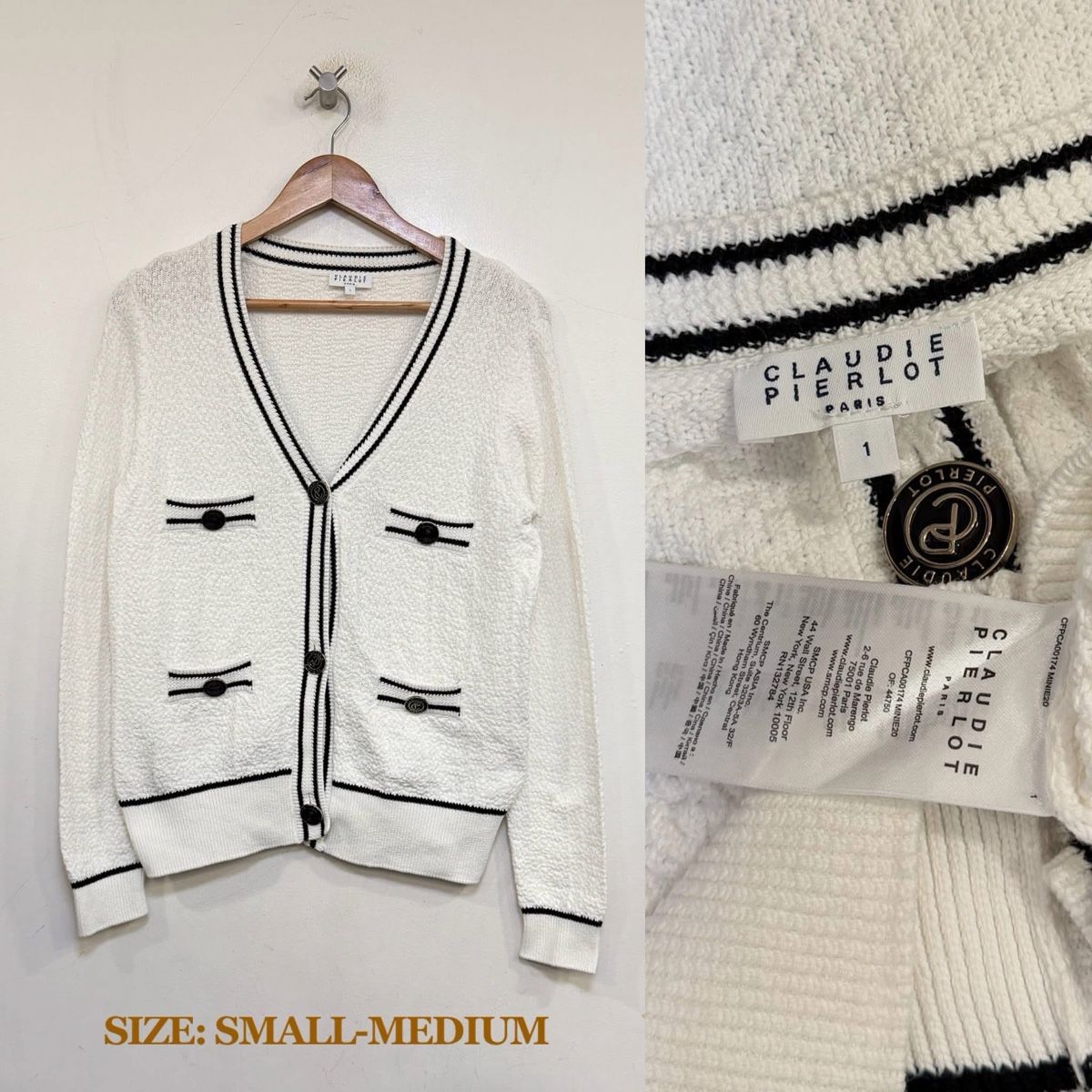 Claudie Pierlot Jacken: Claudie Pierlot Elegant Cardigan – Gebraucht aus St.Josefen von lop_lh8d