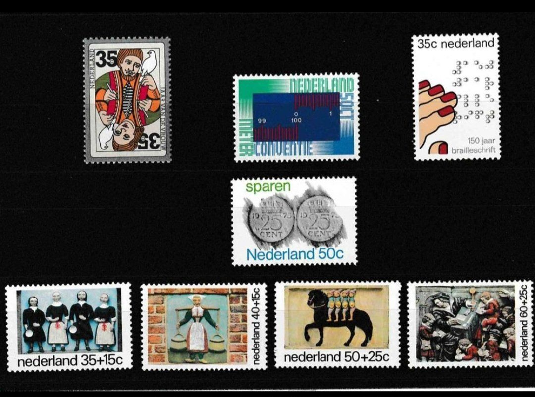 Tutti i francobolli: Niederlande 1975 komplett postfrisch ** – Nuovo (secondo la descrizione) da St Gallen venduto da Stampsalshobby 1