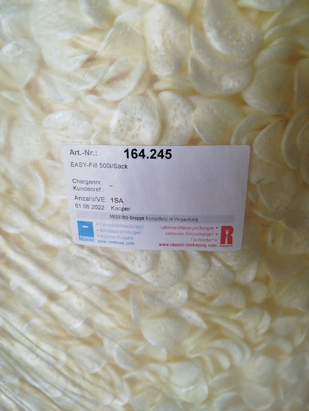 Materiale di riempimento: EASY-Fill 500l Sack Verpackungschips neu – Nuovo e nell'imballaggio originale da Chur venduto da Feschtland 1