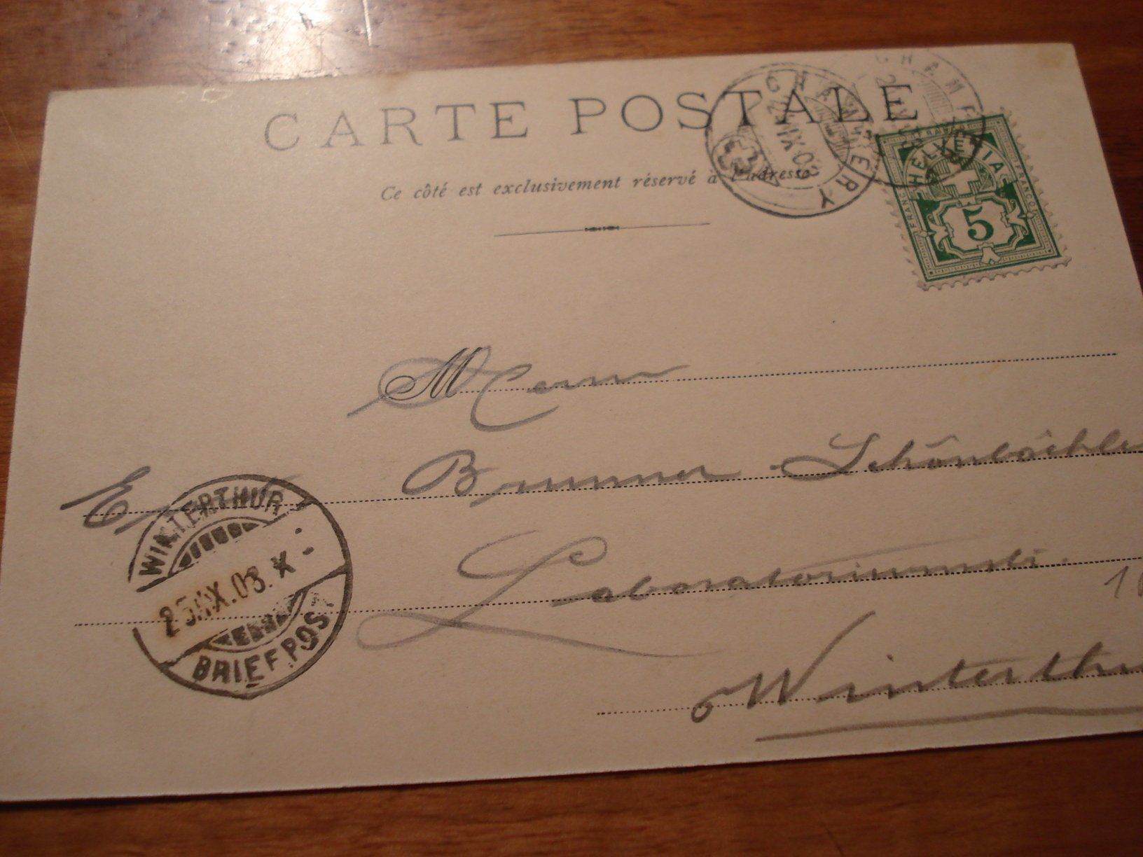 Cartoline postali: Scierie a Champery, Sägerei, 1903. o Champery – Usato da Niederwil AG venduto da morostahu 2