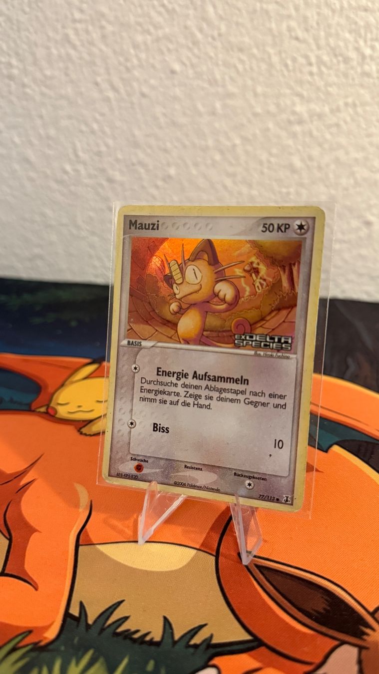 Pokémon Carte collezionabili: Pokémon Meowth 77/113 Ex Delta Stamp DE – Usato da Dübendorf venduto da Simplysimi
