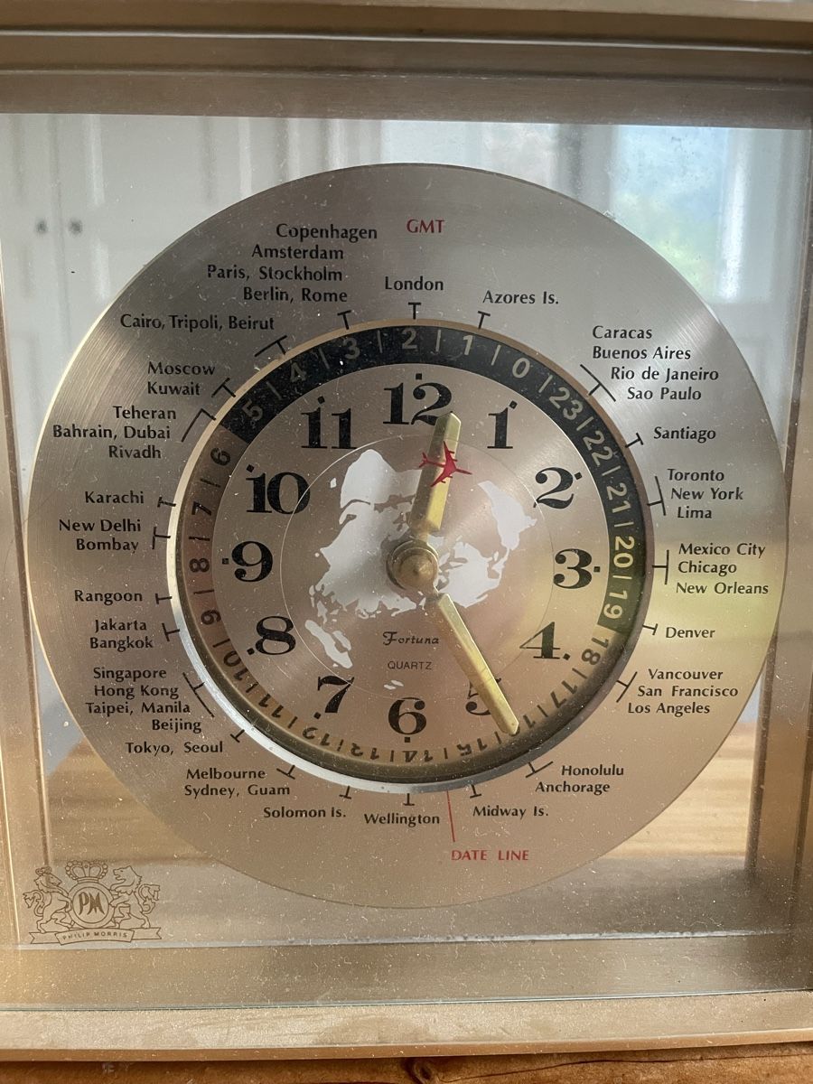 Orologi: Horloge de table world timer Philip Morris – Usato da Sonceboz-Sombeval venduto da dan_yxc9 1