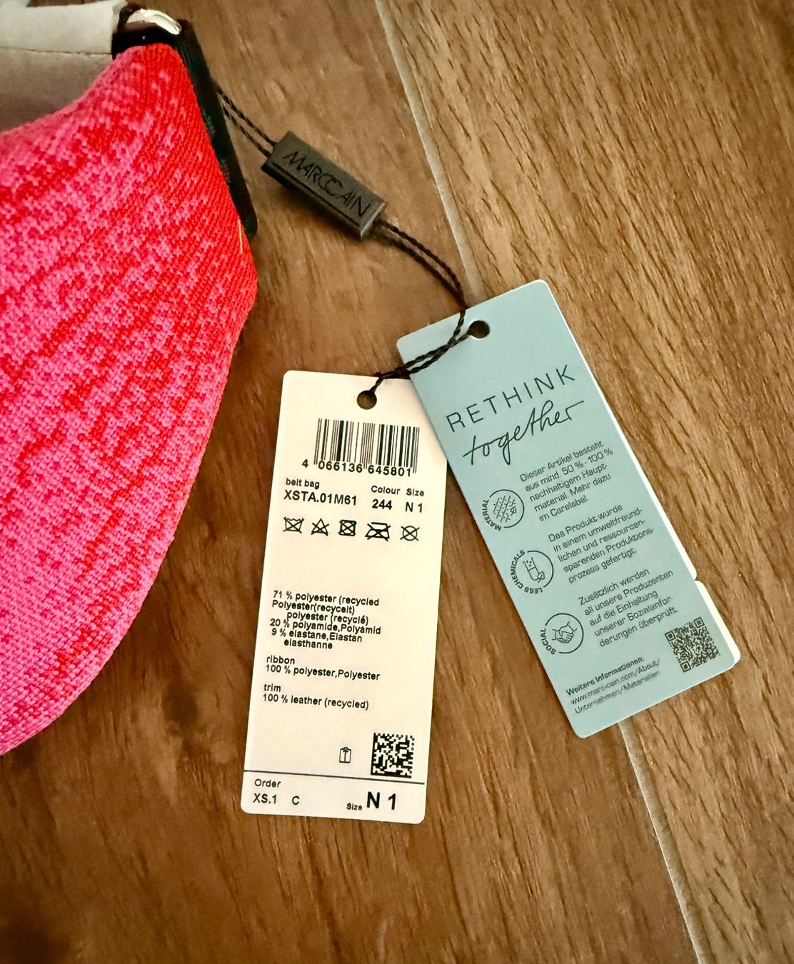 Marc Cain Borse da donna: Marc Cain Gürteltasche Pink - Neu! – Nuovo e nell'imballaggio originale da Fällanden venduto da Pilli91 3