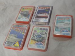KONVOLUT: 5 QUARTETTE:   X SCHIFFE, 1 X MOTORRAD, 2 X LOKOS