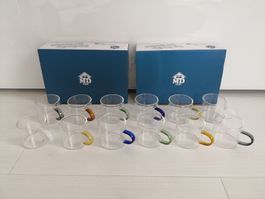 🤩12 ESPRESSO TASSEN AUS GLAS, NEU UND ORIGINALVERPACKT