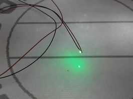 LED SMD 0402 verkabelt, grün