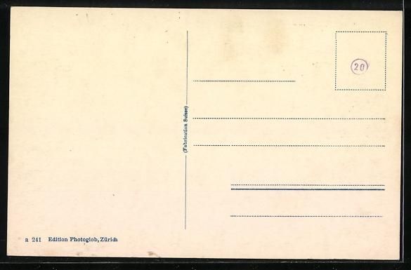 Cartoline postali: St. Moritz-Dorf, Teilansicht mit Piz Lan – Usato da Berlin venduto da bartko-reher 1