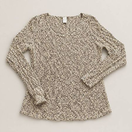 Beiger Pullover S Zebra
