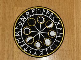 Viking Runes Mithologie Patch Sticker Aufnäher Rock Metal