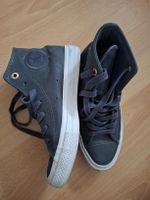 Converse All Star Chuck Taylor grigio scuro, pelle,no.36.5