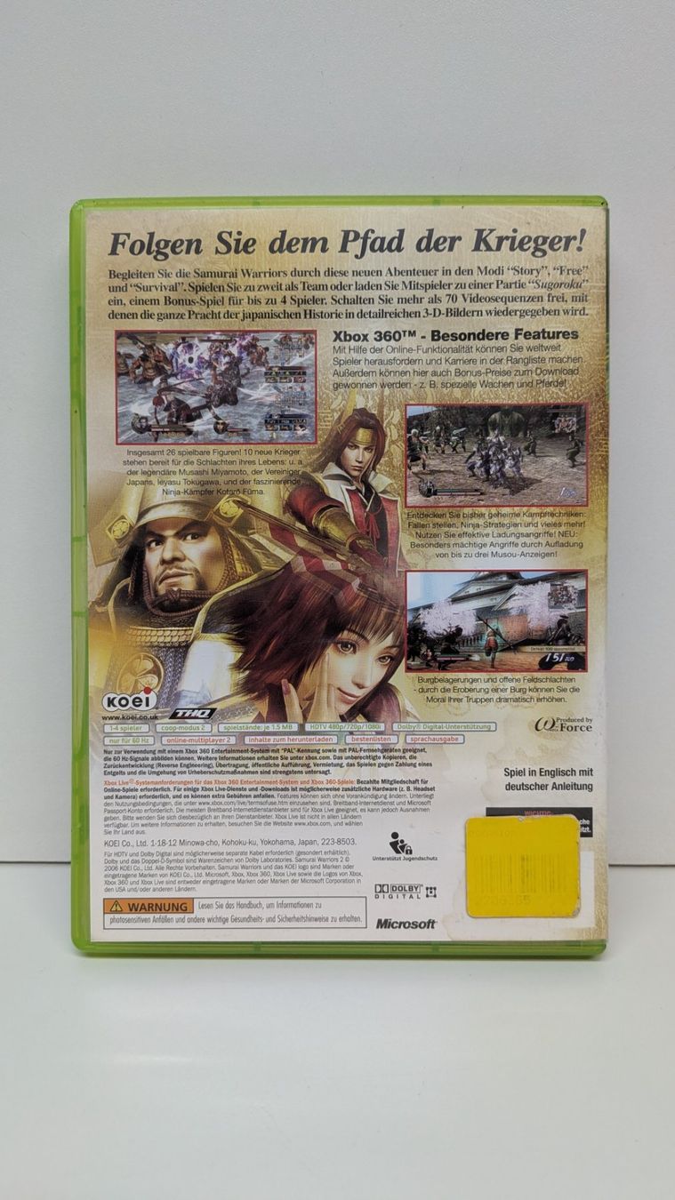 Spiele: Samurai Warriors 2 - Xbox 360 – Gebraucht aus Menziken von mame18 2