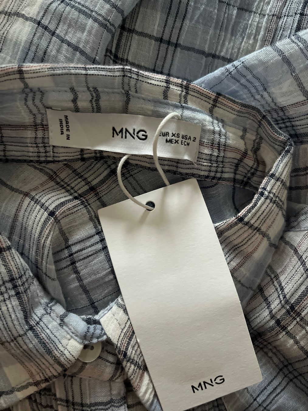 Mango Chemisiers: MANGO karierte Bluse - neu - – Neuf (Voir description) à Jona par vanessasupermarket20 6