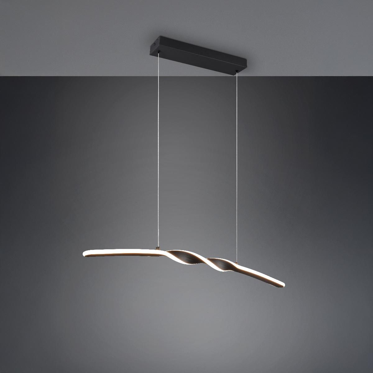 Lampadari & plafoniere: LED Pendelleuchte, Schwarz, 79 cm x 9 cm – Nuovo (secondo la descrizione) da Kreuzlingen venduto da Smart-Light