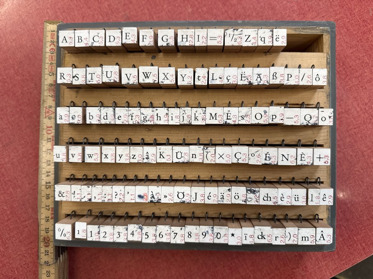 Timbri: Stempelset, Vintage Buchstaben – Usato da Näfels venduto da hel_qhr6