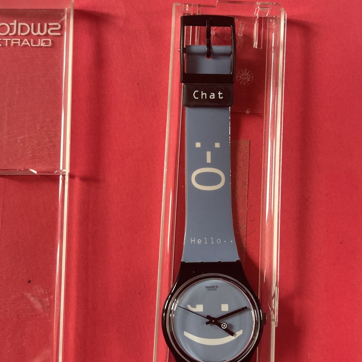 Swatch Orologi: Swatch Uhr, Chat, Hello There, sammlerstück – Nuovo (secondo la descrizione) da Laufen venduto da Bellavitaboom 4